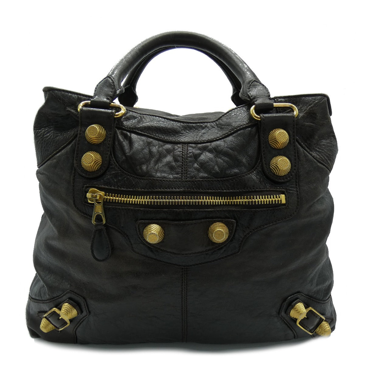 Brown Brief Bag | Balenciaga Brief Bag Occhi Azzurri