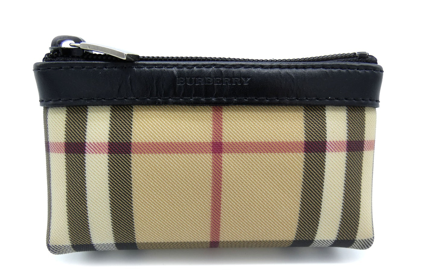 Burberry, Bags, Burberry Nova Check Leather Card Holder Wallet