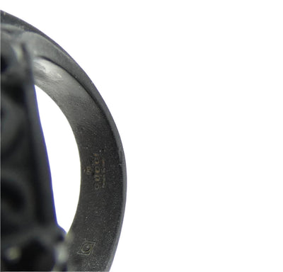 Gucci Black Large Cocktail Ring Ring Gucci