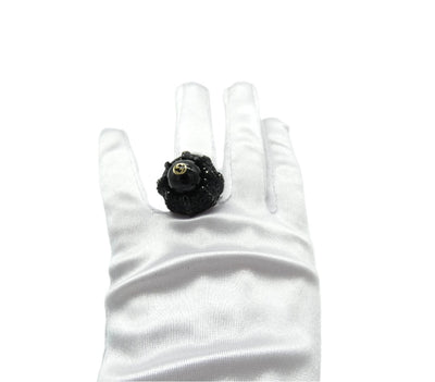 Gucci Black Large Cocktail Ring Ring Gucci