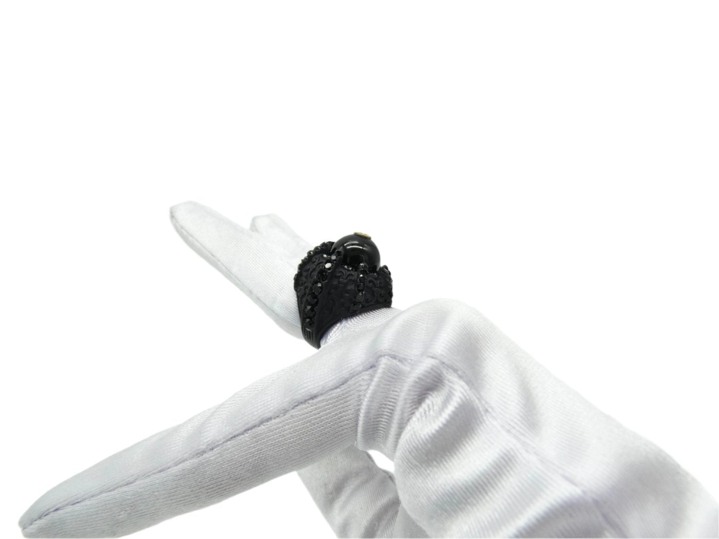 Gucci Black Large Cocktail Ring Ring Gucci