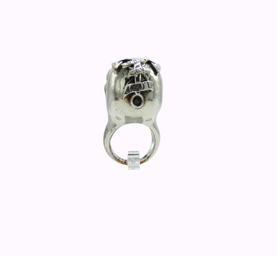 Alexander McQueen Silver Lost at Sea Skull Necklace and Ring Necklace Alexander McQueen