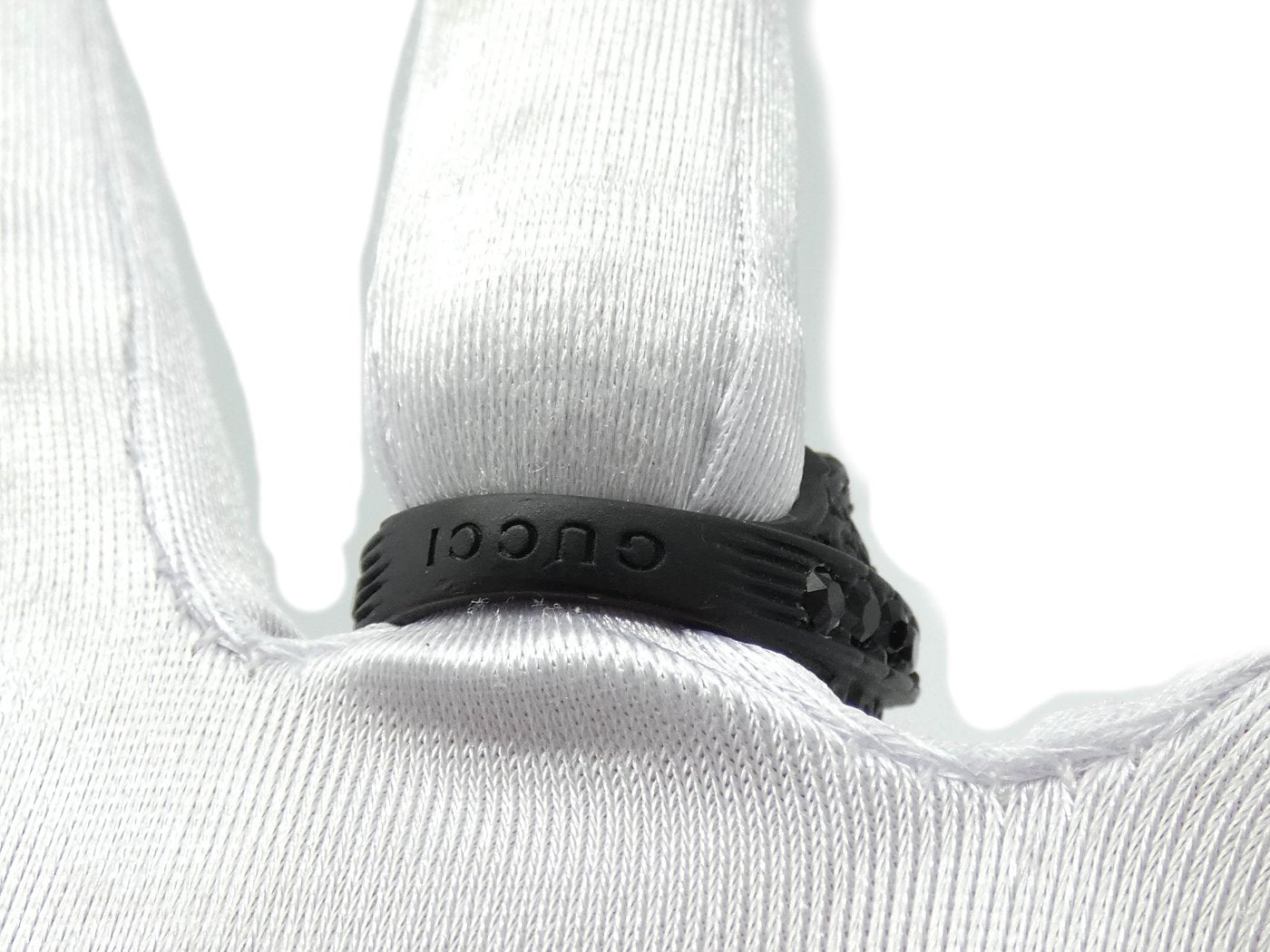 Gucci Black Large Cocktail Ring Ring Gucci