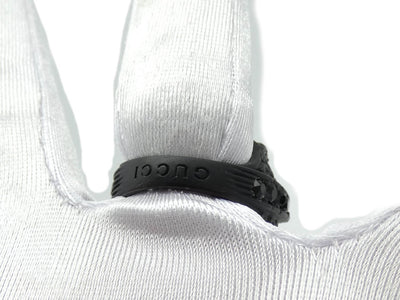 Gucci Black Large Cocktail Ring Ring Gucci