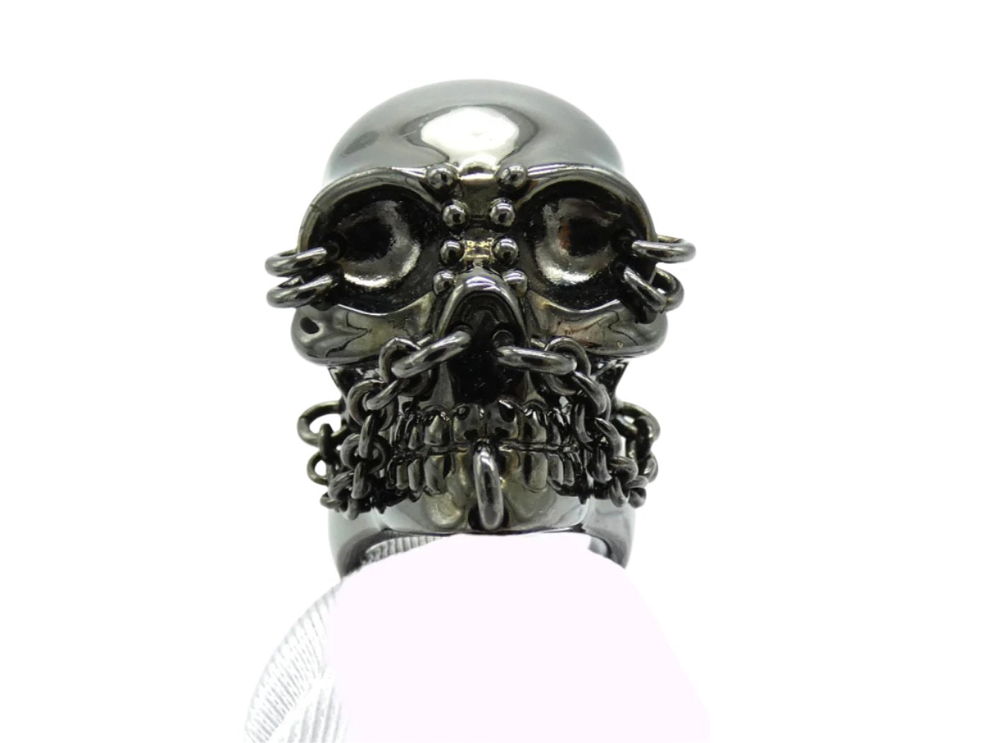 Alexander McQueen Pierced Skull Ring Ring Alexander McQueen
