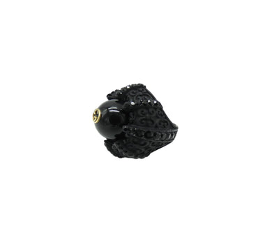 Gucci Black Large Cocktail Ring Ring Gucci