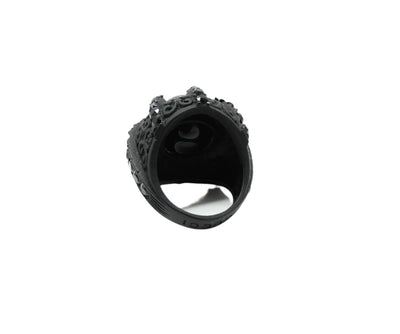 Gucci Black Large Cocktail Ring Ring Gucci