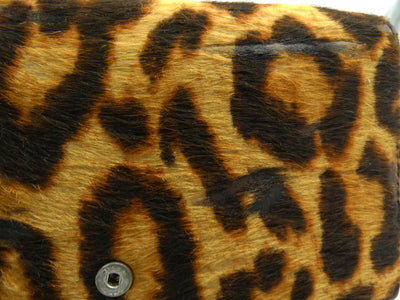 Christian Dior Vintage Ocelot Patterned Gambler Wallet animal print wallet Christian Dior