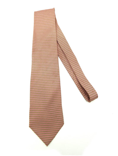 Balenciaga Graphic Pink and Sage Tie Ties Balenciaga