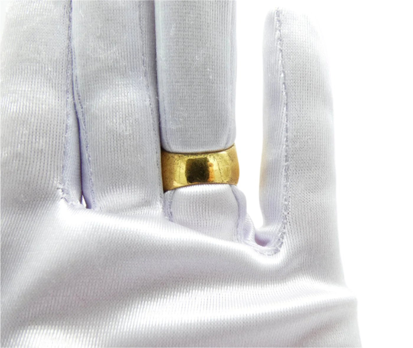 Alexander McQueen Gold Skull Ring with Crystal Heart Ring Alexander McQueen