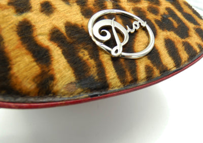 Christian Dior Vintage Ocelot Patterned Gambler Wallet animal print wallet Christian Dior