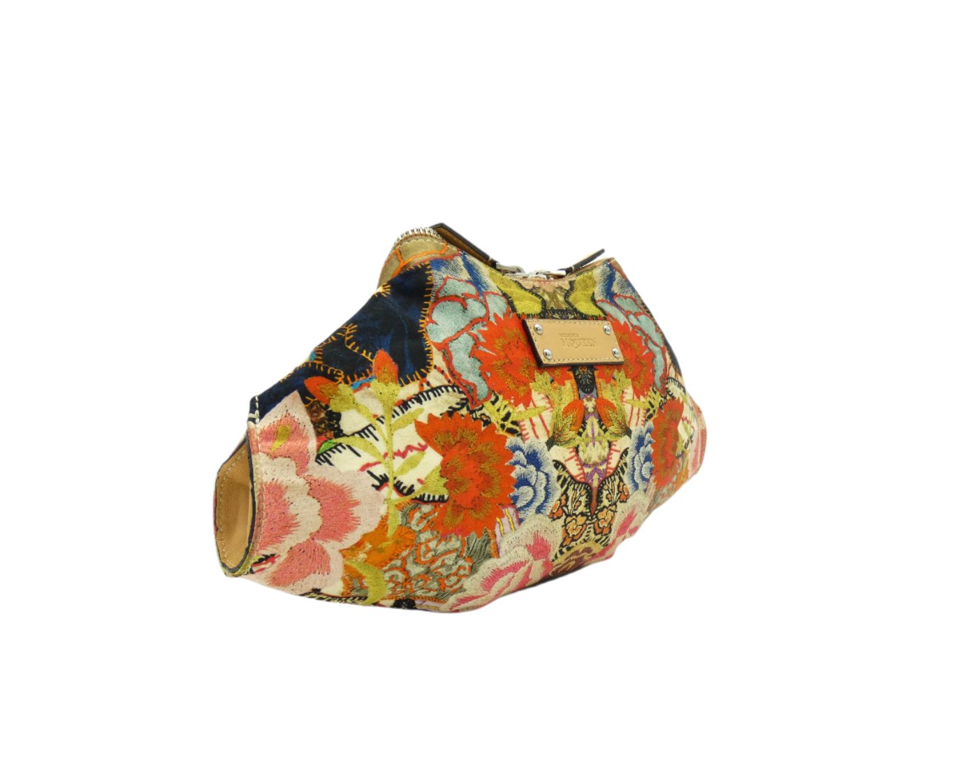 Alexander McQueen Silk Floral Print De Manta Bag Bag Alexander McQueen