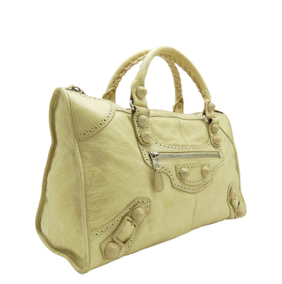 Balenciaga Praline Classic Brogue Work Covered 21 Bag Bag Balenciaga