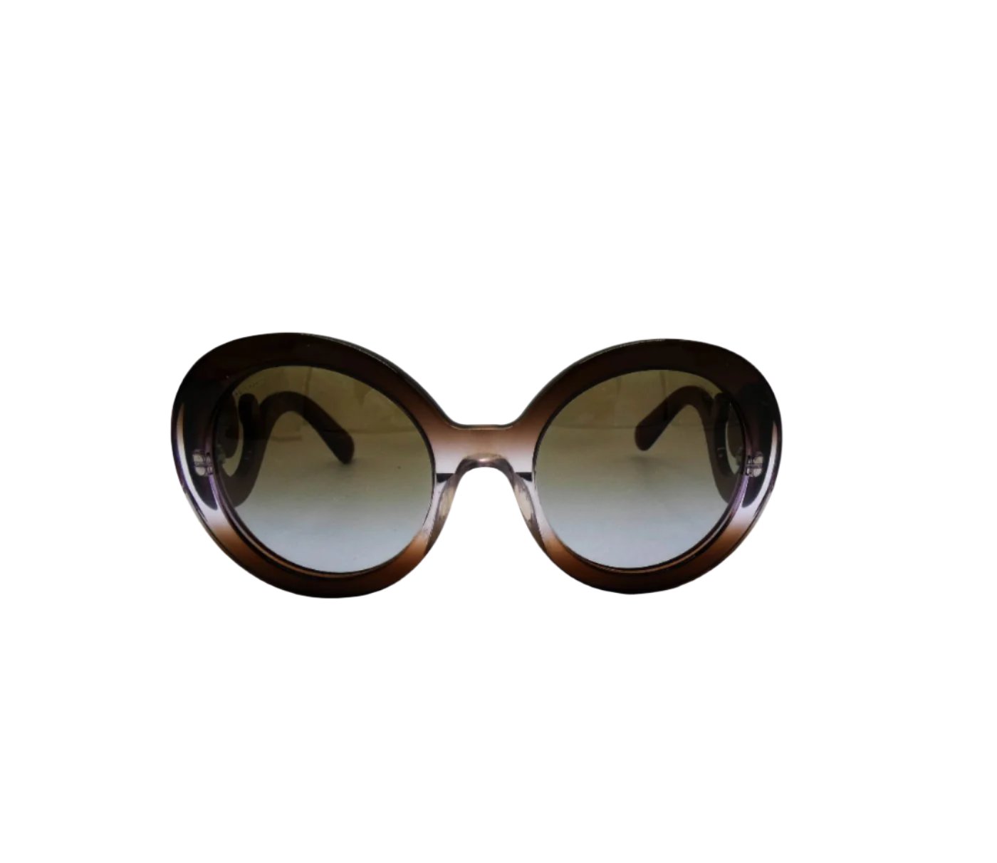 Prada Vintage Baroque Purple and Brown Sunglasses SPR27N Sunglasses Prada