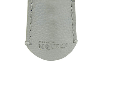 Alexander McQueen Skull Padlock Stone 2way Handbag light grey leather Bag Alexander McQueen