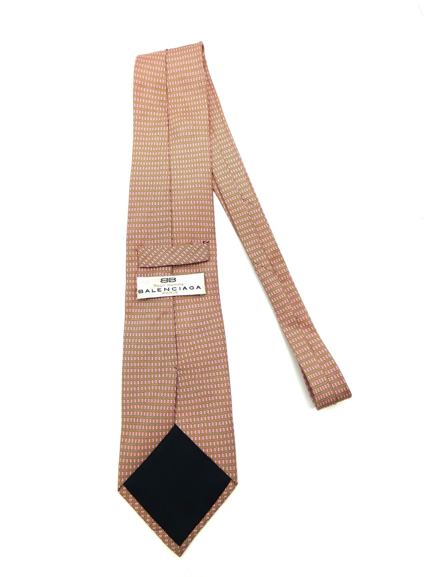 Balenciaga Graphic Pink and Sage Tie Ties Balenciaga