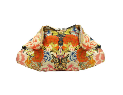 Alexander McQueen Silk Floral Print De Manta Bag Bag Alexander McQueen