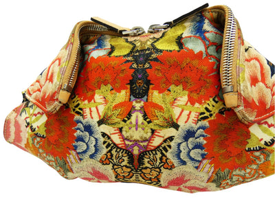 Alexander McQueen Silk Floral Print De Manta Bag Bag Alexander McQueen