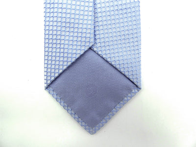 Chanel Light Blue Graphic Silk Tie Ties Chanel