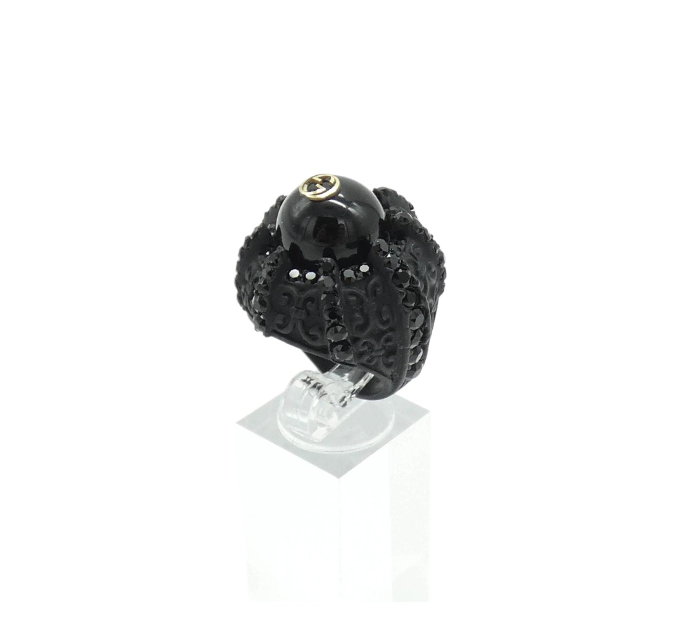 Gucci Black Large Cocktail Ring Ring Gucci