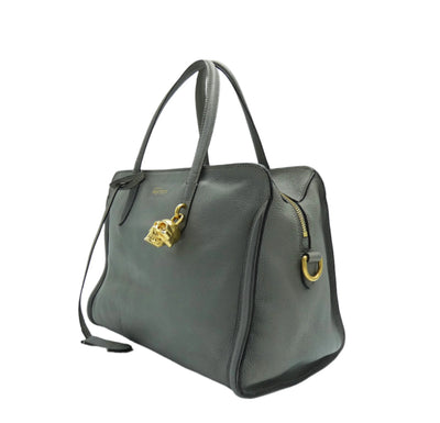 Alexander McQueen Skull Padlock Grey 2way Handle Bag Bag Alexander McQueen