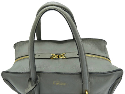 Alexander McQueen Skull Padlock Grey 2way Handle Bag Bag Alexander McQueen