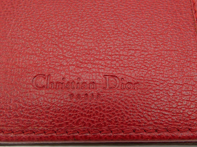 Christian Dior Vintage Ocelot Patterned Gambler Wallet animal print wallet Christian Dior