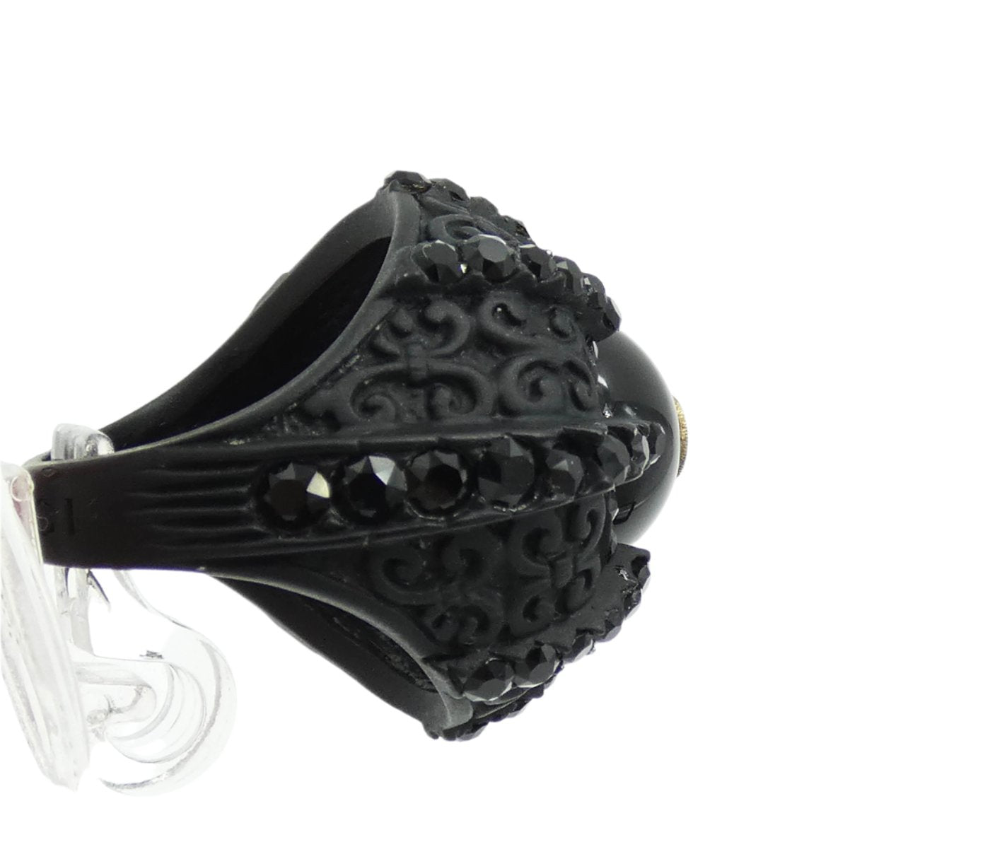 Gucci Black Large Cocktail Ring Ring Gucci