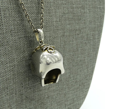 Alexander McQueen Silver Lost at Sea Skull Necklace and Ring Necklace Alexander McQueen