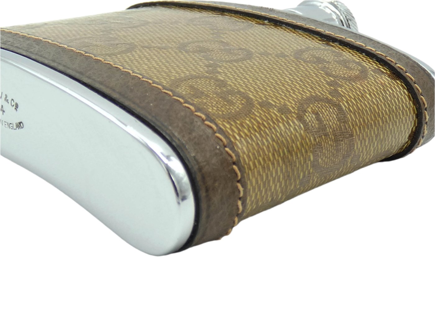 Gucci Vintage GG Canvas Hip Flask Flask Gucci