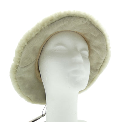 Etro Beige Lambswool Logo Bucket Hat Hats Etro