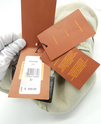 Etro Beige Lambswool Logo Bucket Hat Hats Etro