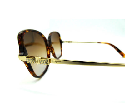 Salvatore Ferragamo Crystal Bow Sunglasses SF 990SR Sunglasses Salvatore Ferragamo