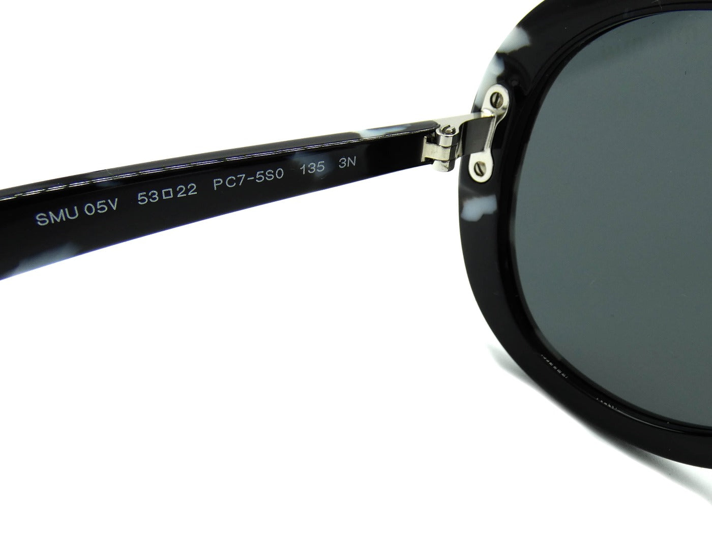 Miu Miu Black Havana Aviator Sunglasses SMU 05V Sunglasses Miu Miu