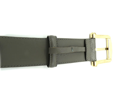 Gucci GG Guccissima Dark Grey Leather Belt Belt Gucci