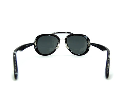 Miu Miu Black Havana Aviator Sunglasses SMU 05V Sunglasses Miu Miu