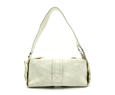 Christian Dior Winter White Leather Flight Bag Bag Christian Dior