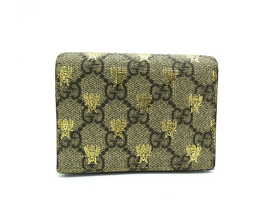 Gucci GG Supreme Gold Bee Wallet Wallet Gucci