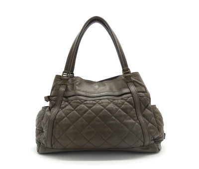 Burberry Taupe Leather Easton Bag Bag Burberry