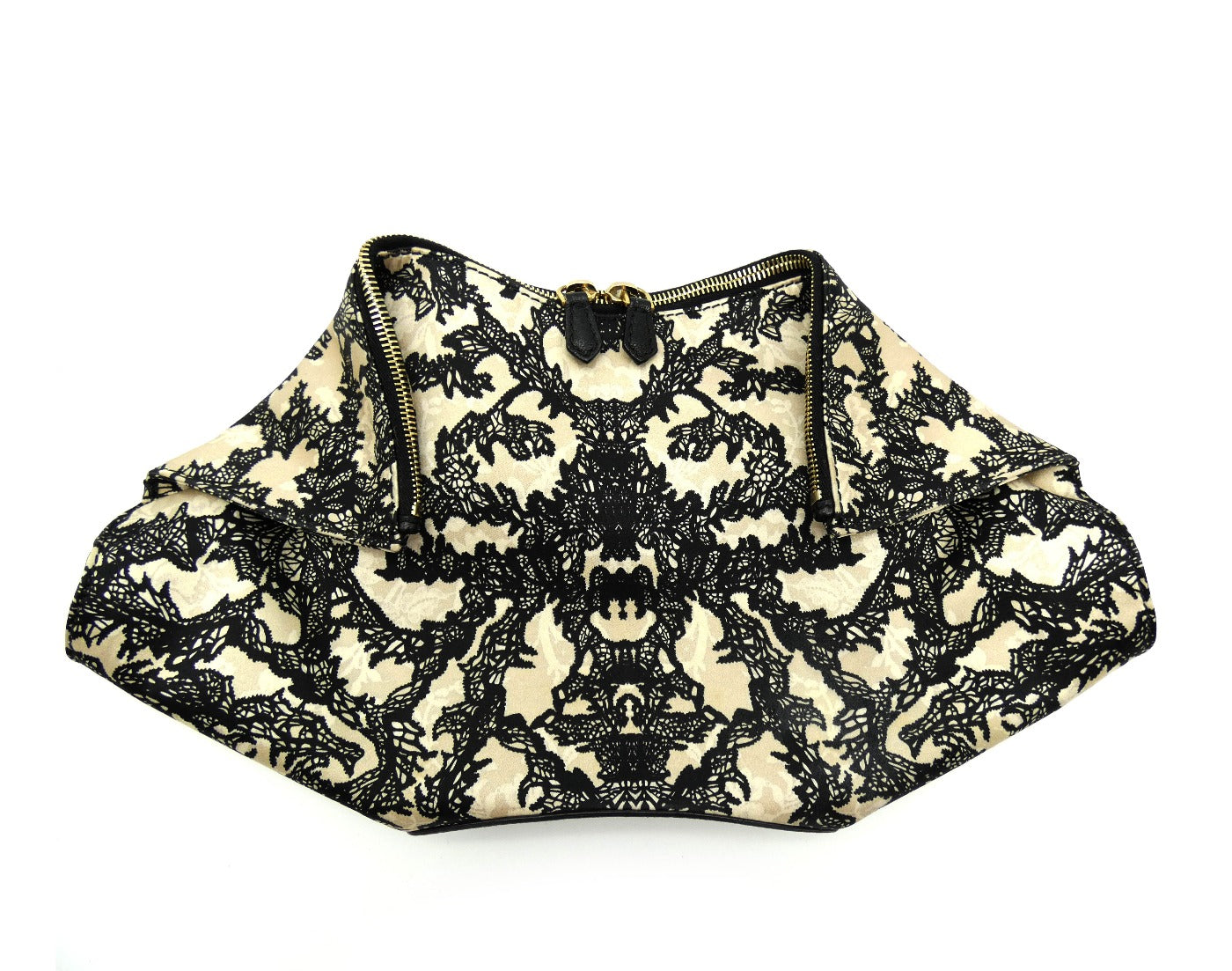 Alexander McQueen Silk Lace Print Large De Manta Bag Bag Alexander McQueen