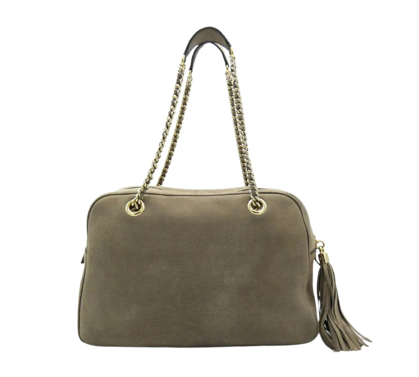 Gucci Soho Taupe Nubuck Shoulder Bag Bag Gucci