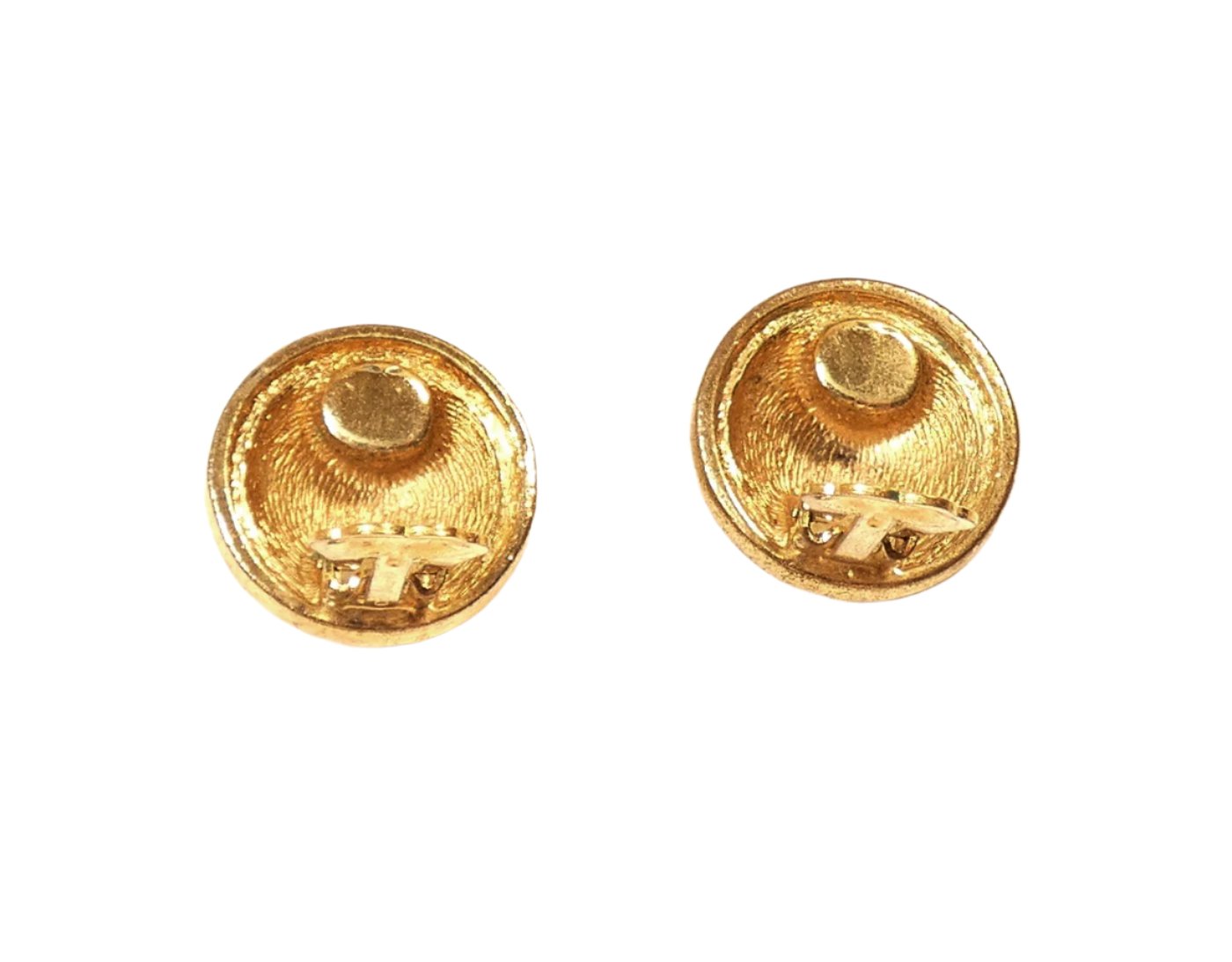 Christian Dior CD Buttons Earrings Earrings Christian Dior