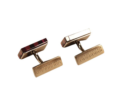 Burberry Purple Nova Check Cufflinks Cufflinks Burberry