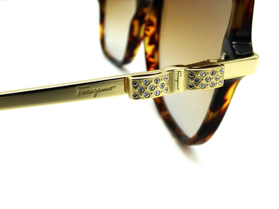 Salvatore Ferragamo Crystal Bow Sunglasses SF 990SR Sunglasses Salvatore Ferragamo