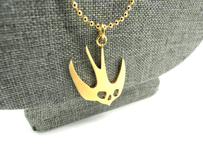 Alexander McQueen Gold Swallow Necklace Necklace Alexander McQueen