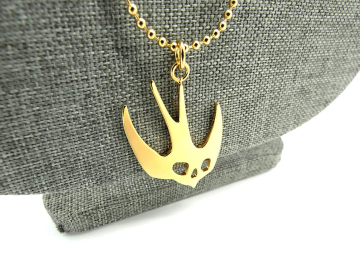 Alexander McQueen Gold Swallow Necklace – Occhi Azzurri