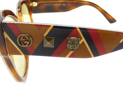 Gucci Oversized Square Sunglasses GG0059S Sunglasses Gucci