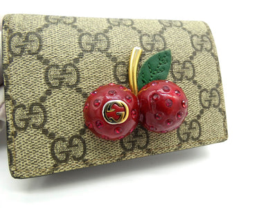 Gucci GG Supreme Cherry Bifold Wallet Wallet Gucci
