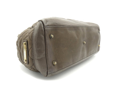 Burberry Taupe Leather Easton Bag Bag Burberry