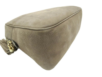 Gucci Soho Taupe Nubuck Shoulder Bag Bag Gucci